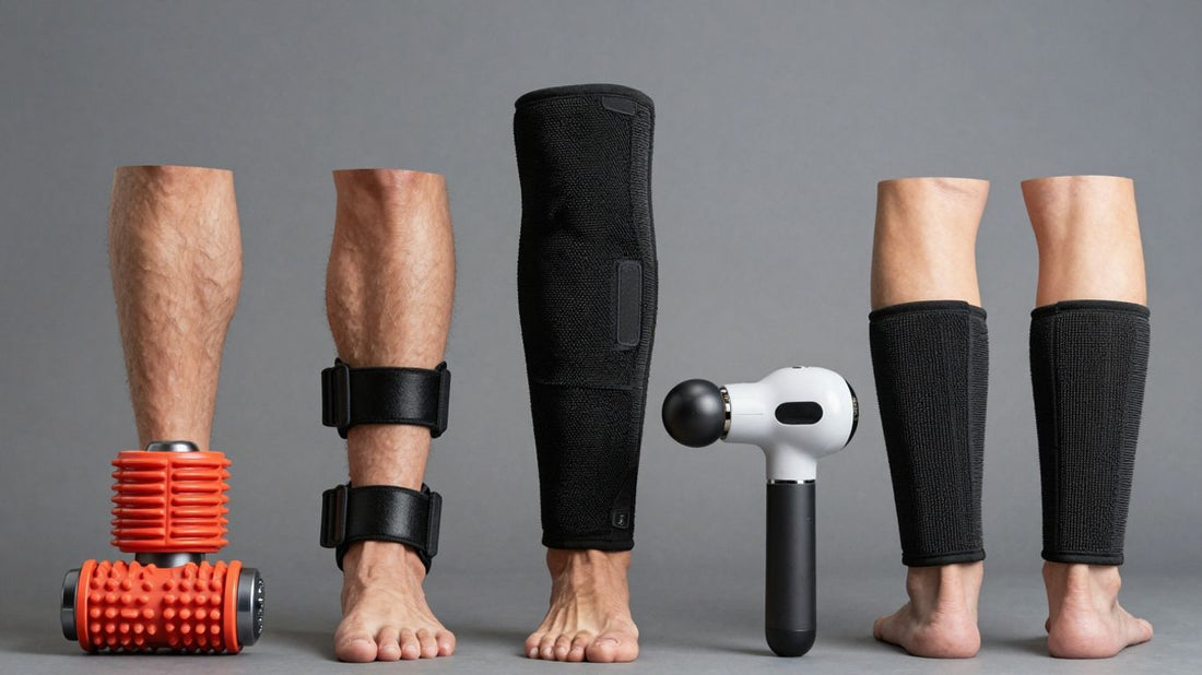 Various leg massagers for physical therapy.